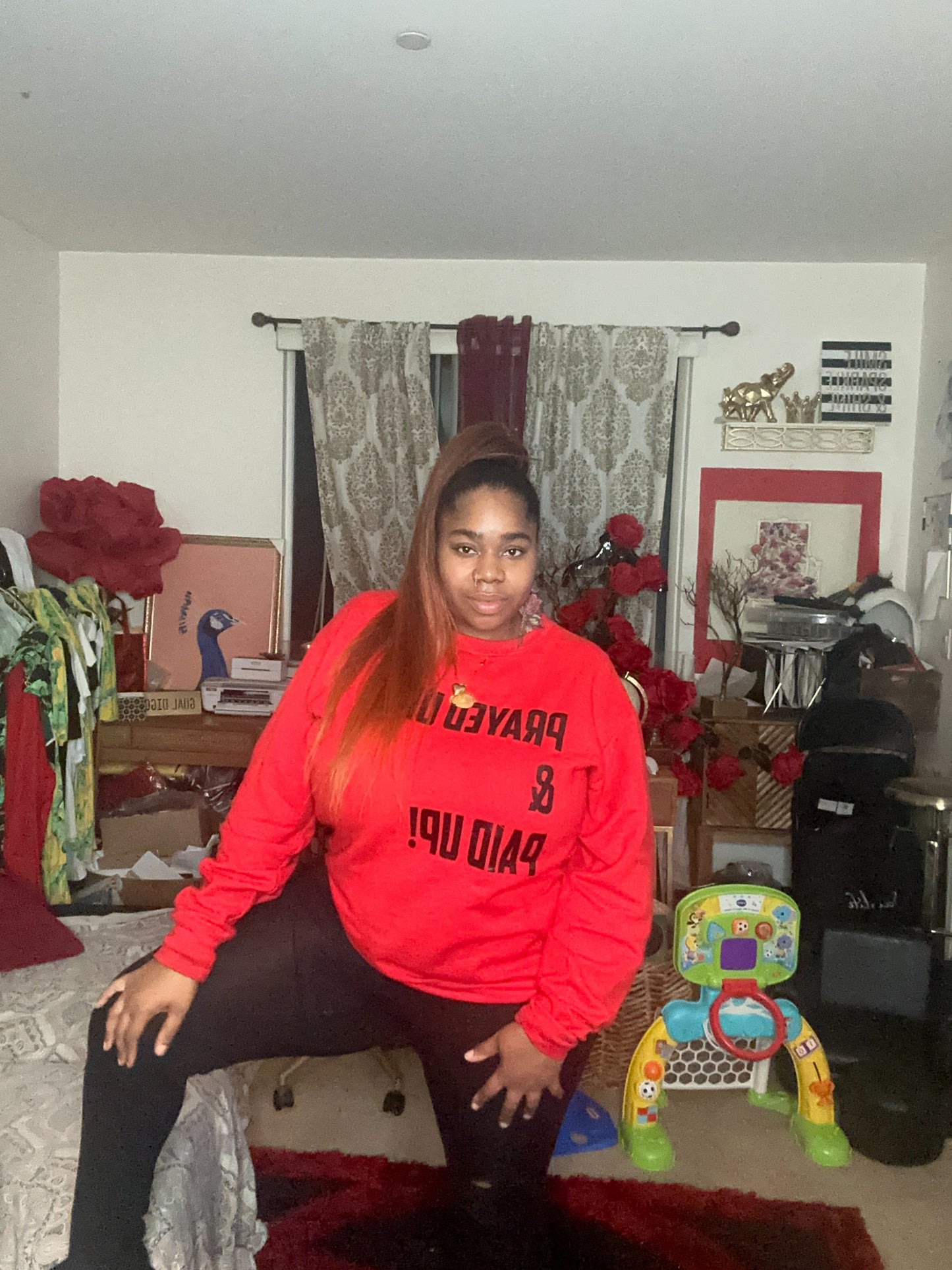 Prayed Up & Paid Up Crew-Neck Sweater