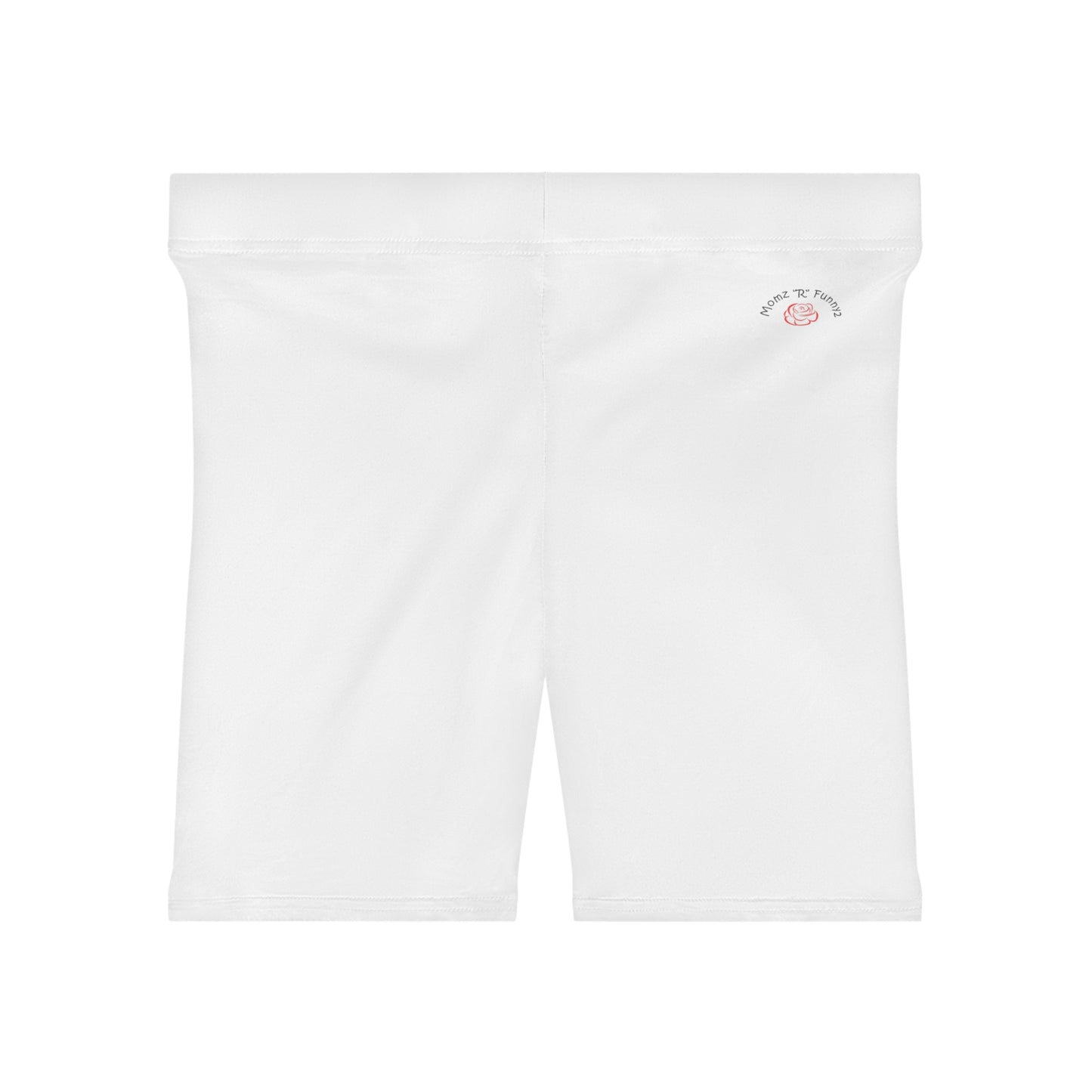 We Rose Juneteenth Biker Shorts ( White)