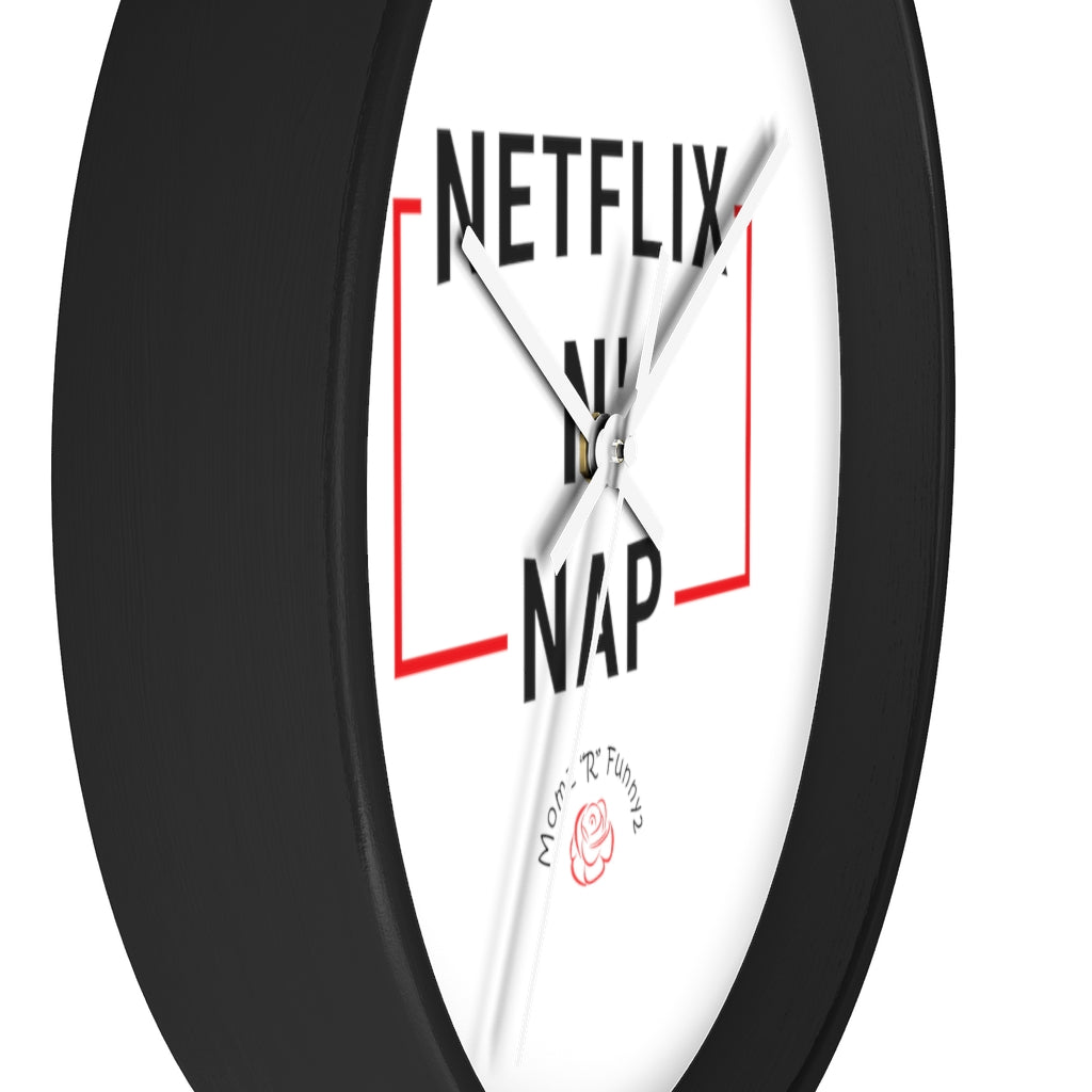 Netflix N' Nap Wall Clock