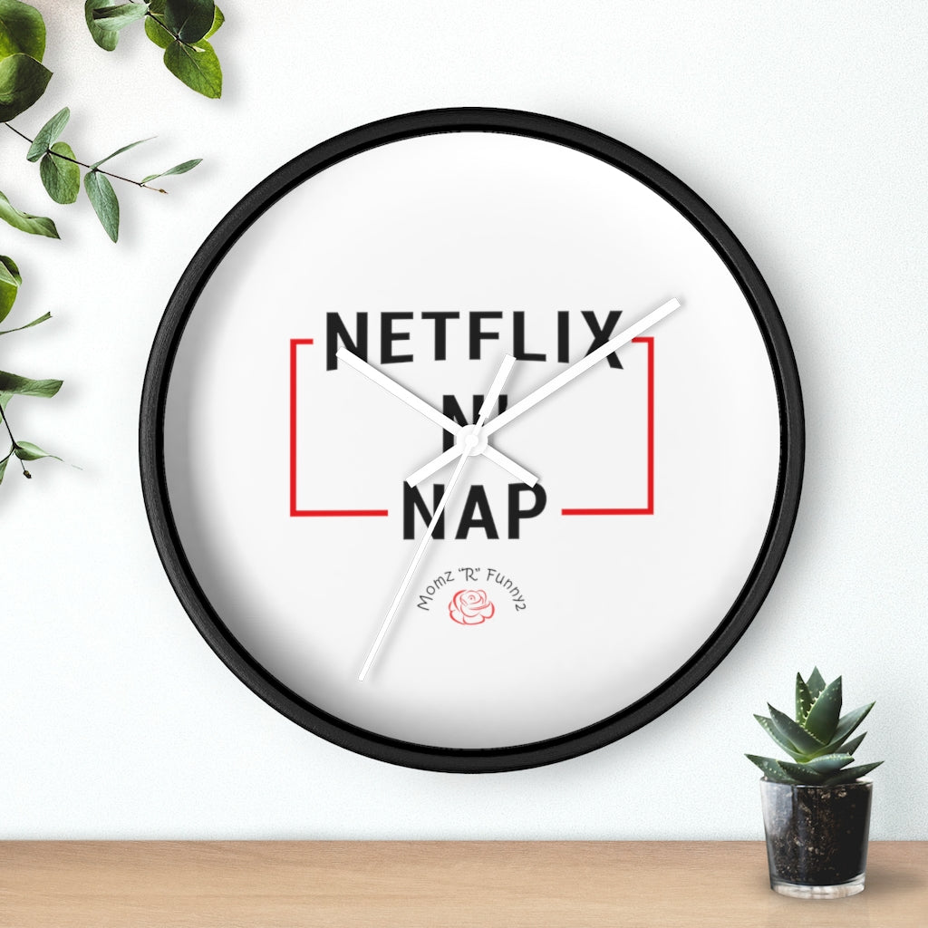 Netflix N' Nap Wall Clock