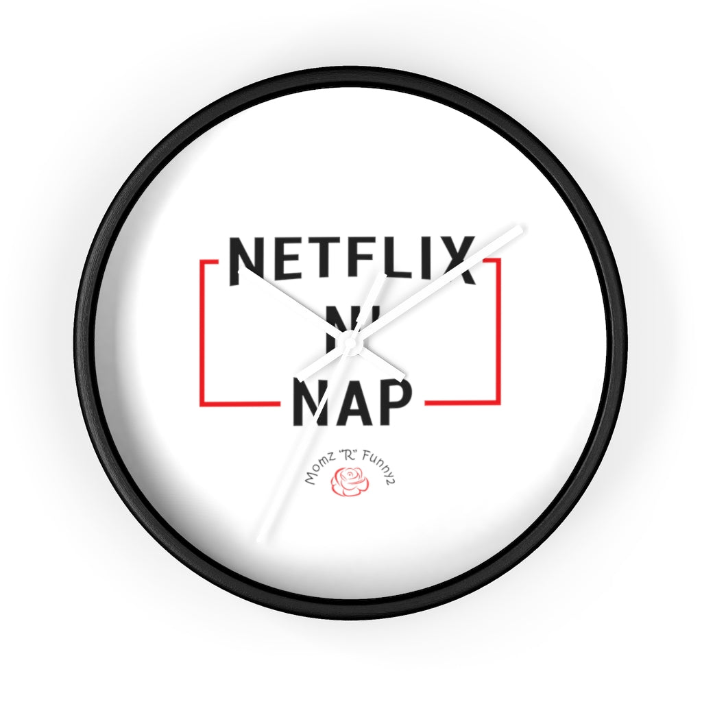 Netflix N' Nap Wall Clock