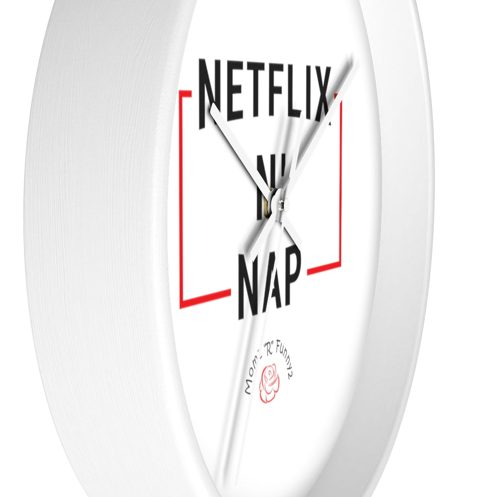 Netflix N' Nap Wall Clock