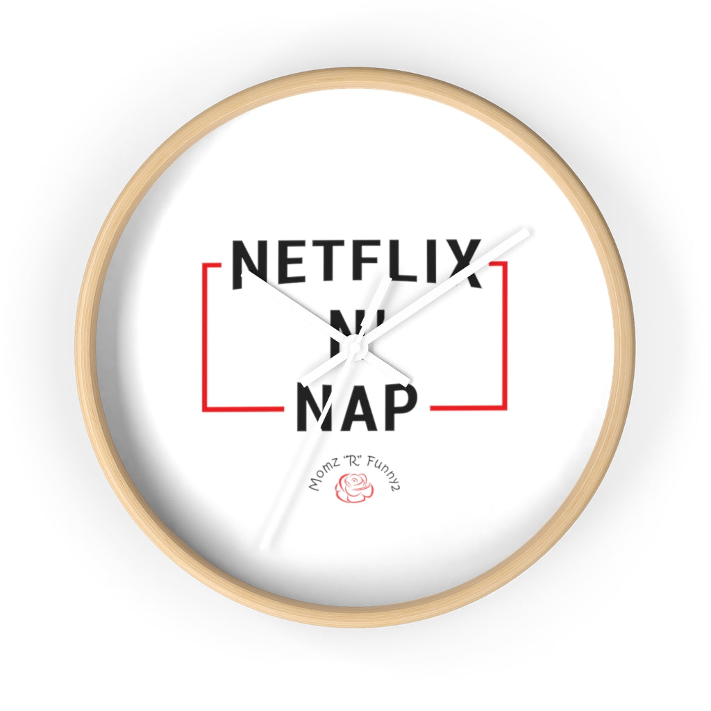 Netflix N' Nap Wall Clock