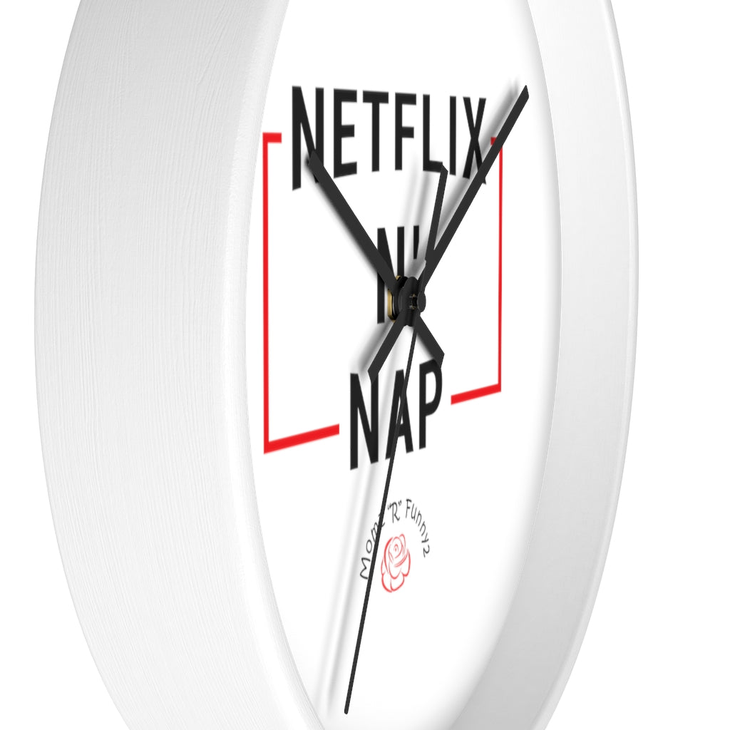 Netflix N' Nap Wall Clock