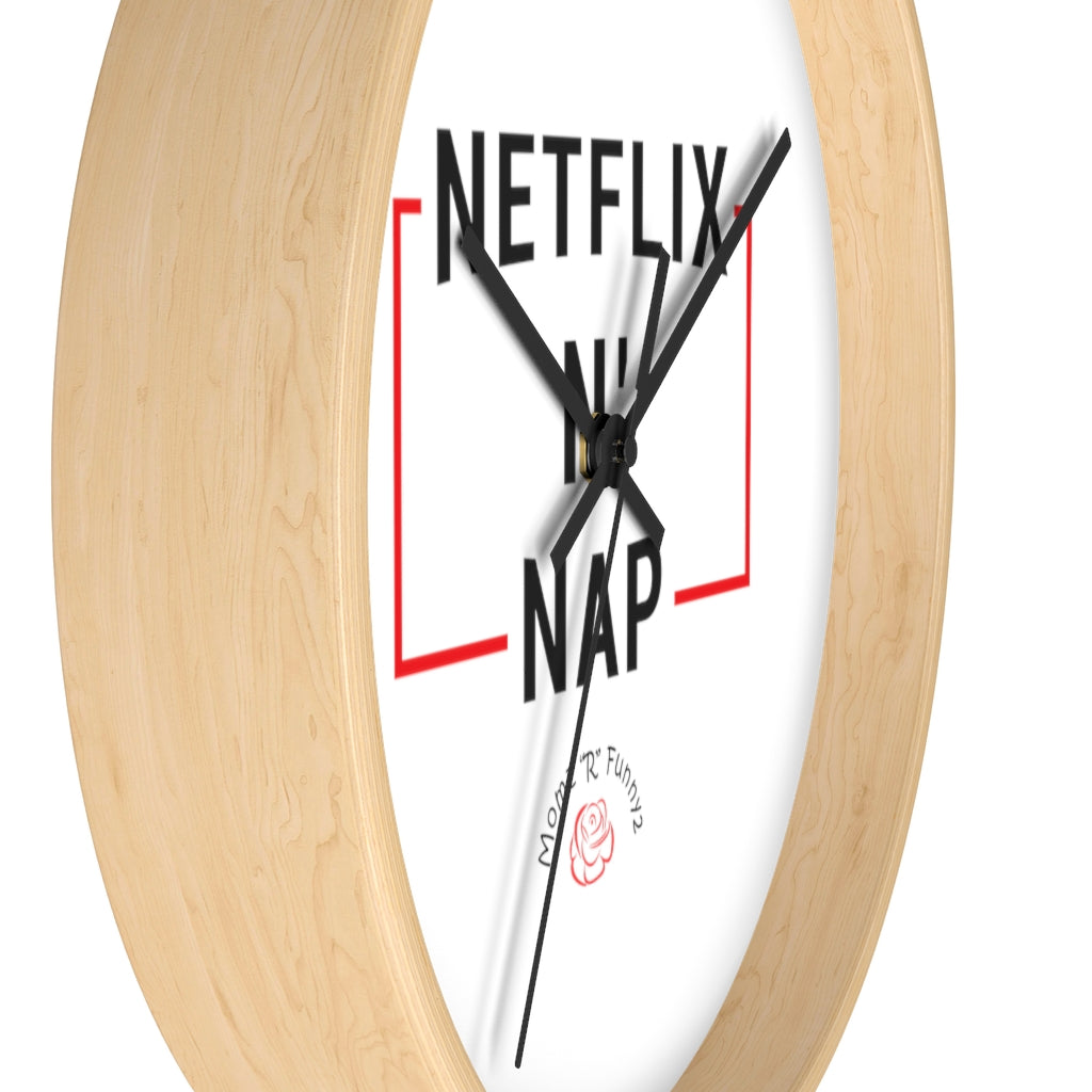 Netflix N' Nap Wall Clock
