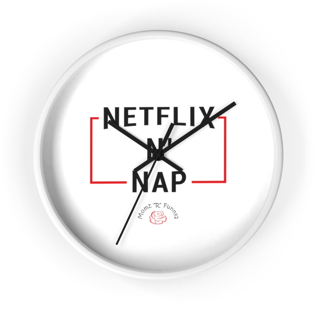 Netflix N' Nap Wall Clock