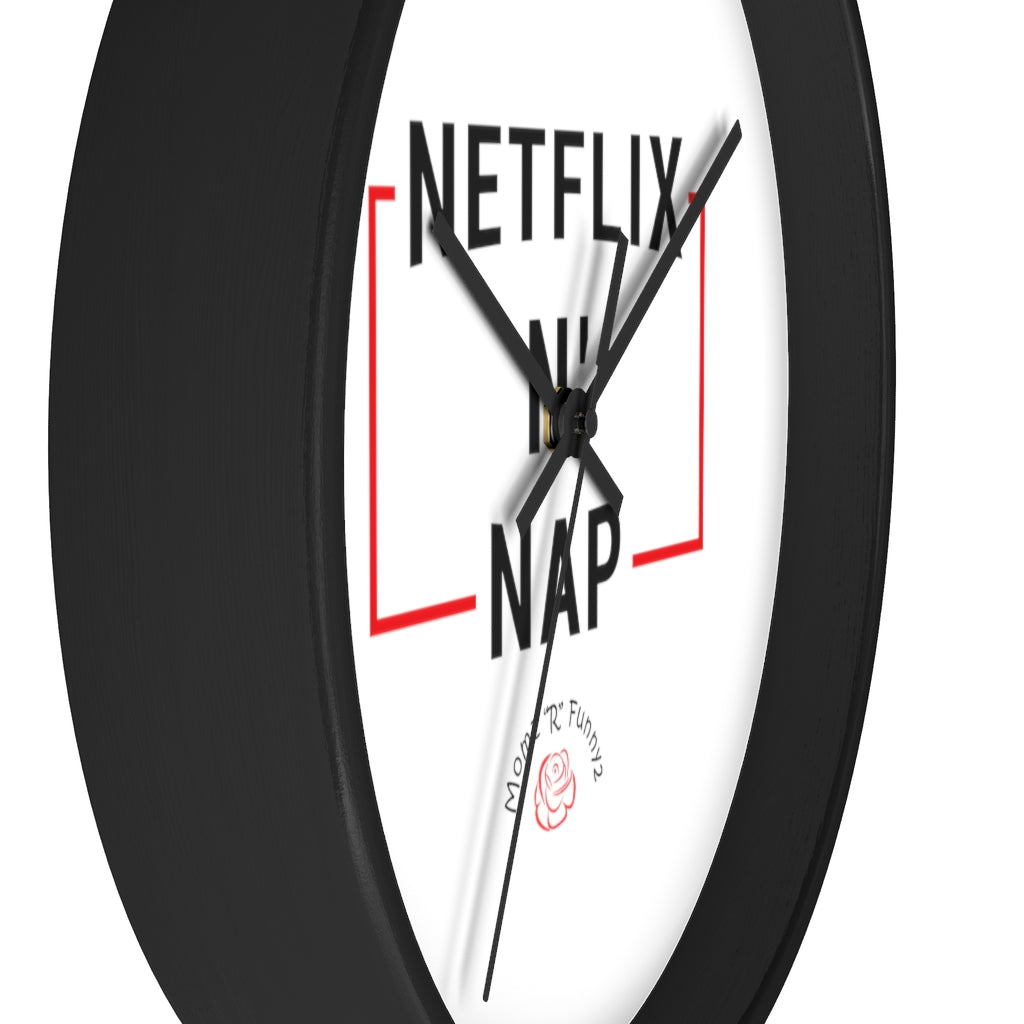 Netflix N' Nap Wall Clock