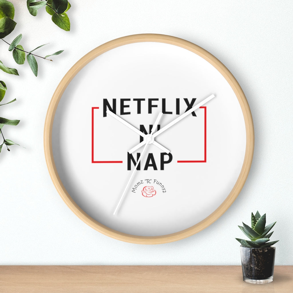 Netflix N' Nap Wall Clock