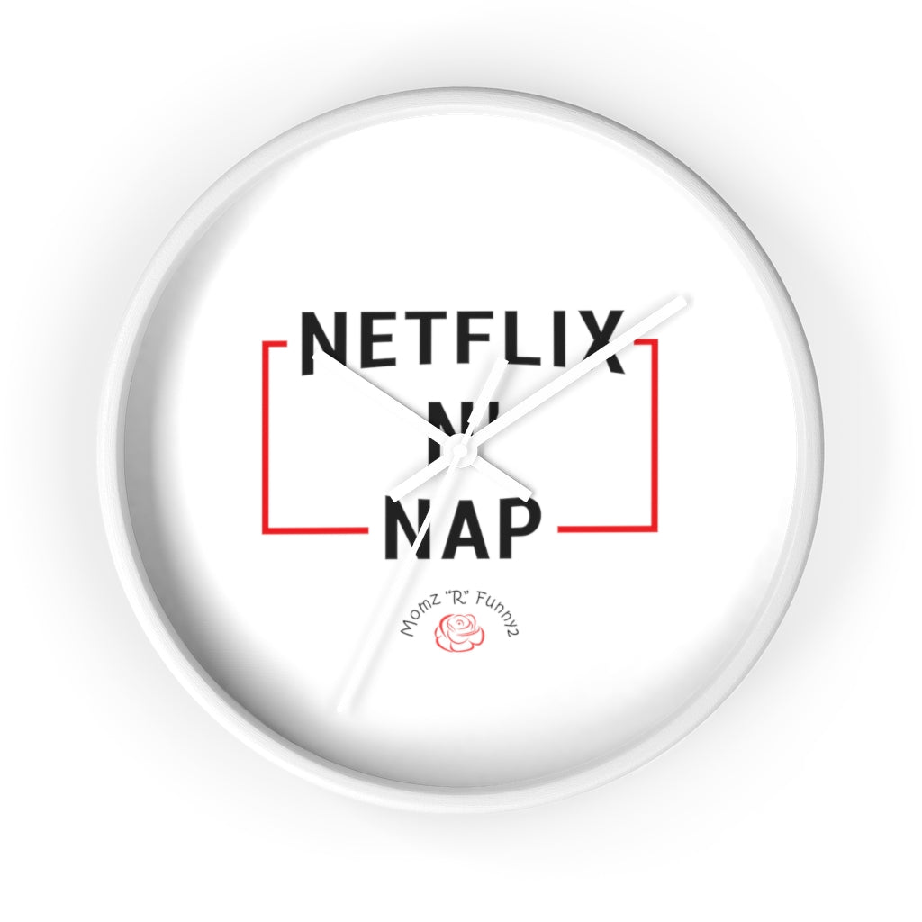 Netflix N' Nap Wall Clock