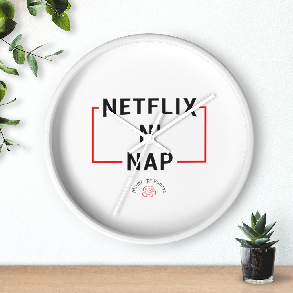 Netflix N' Nap Wall Clock