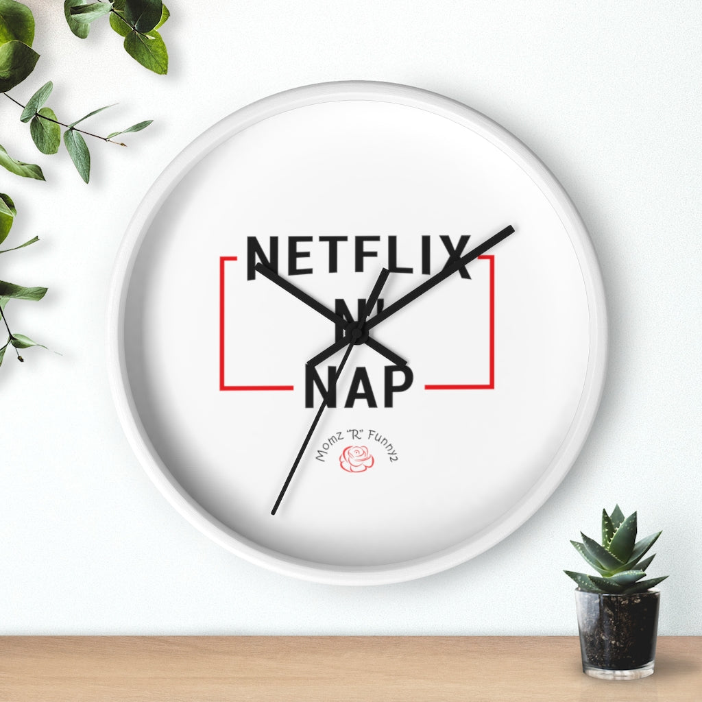 Netflix N' Nap Wall Clock