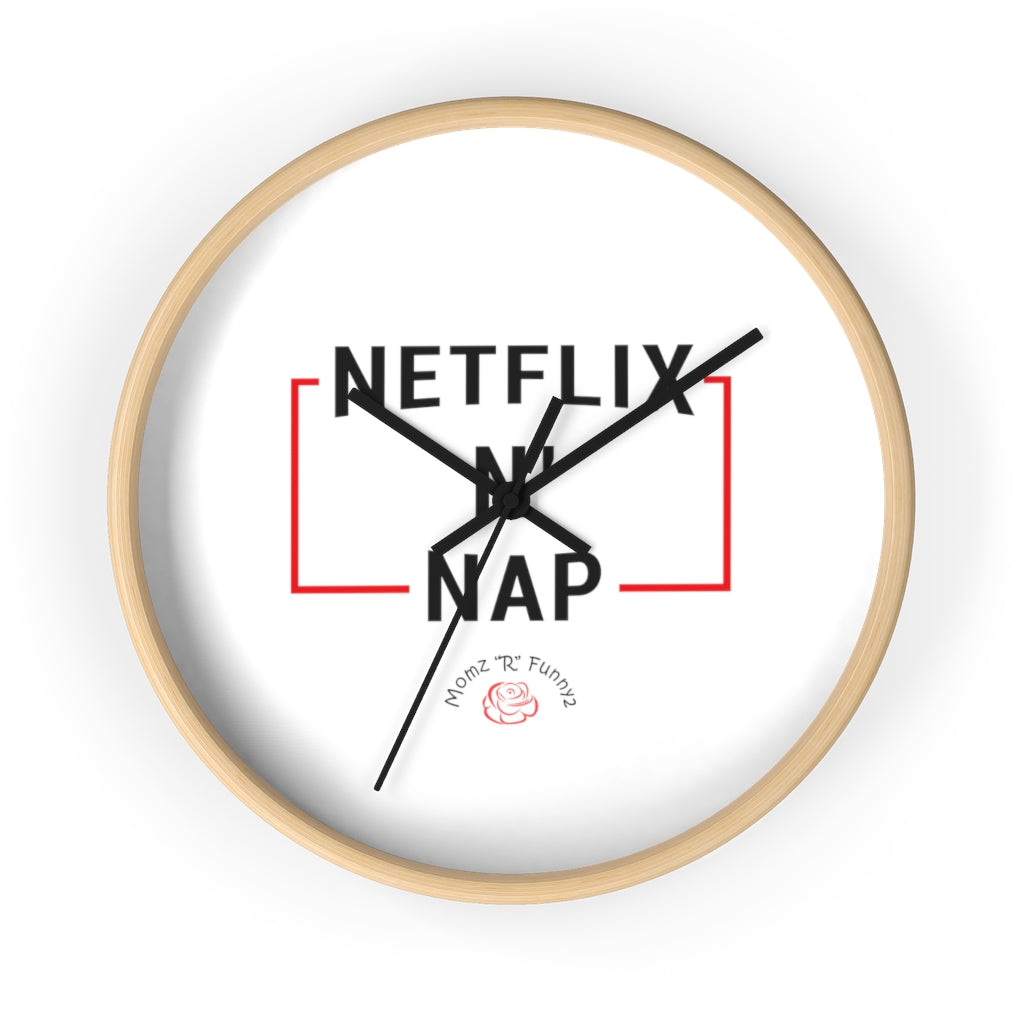 Netflix N' Nap Wall Clock