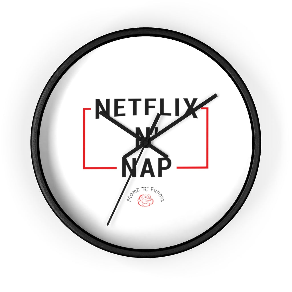 Netflix N' Nap Wall Clock