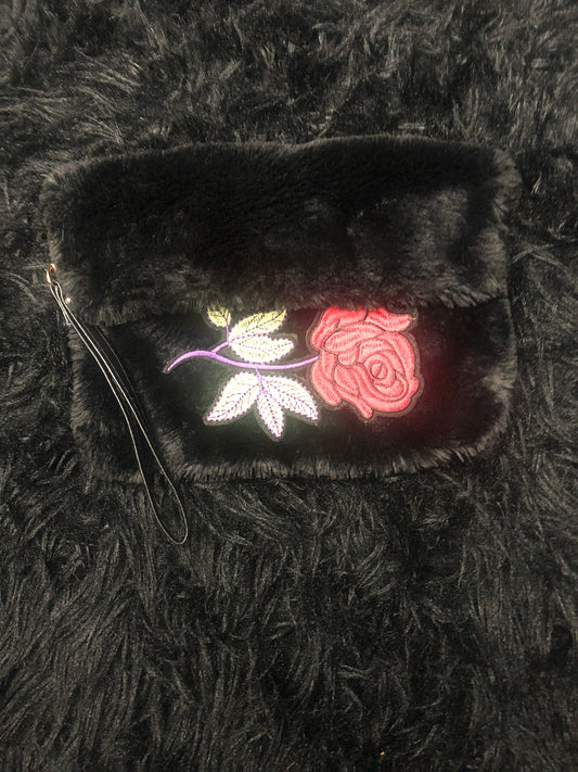 Black Is Beautiful Rose Clutch