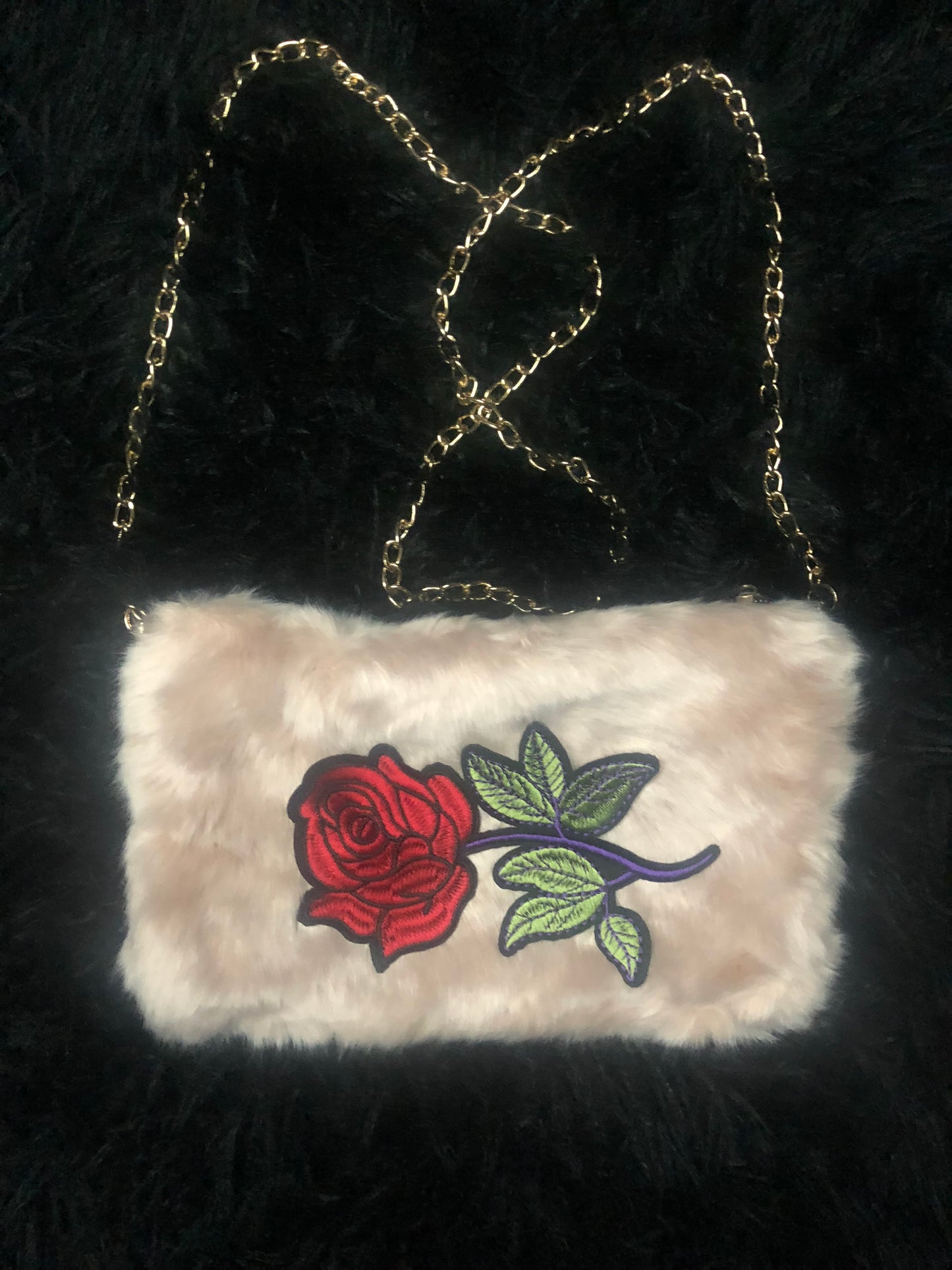 You Got Me Blush"N Rose Purse w/chain