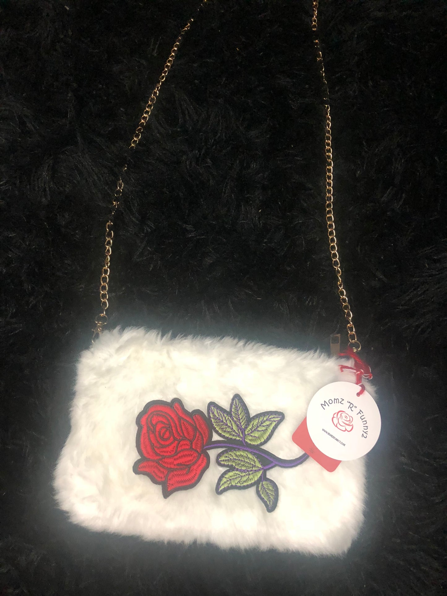 Touched By An Angel Rose Purse w/chain