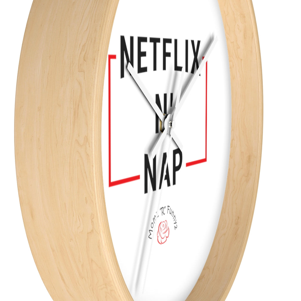 Netflix N' Nap Wall Clock